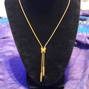 Gold plated necklace